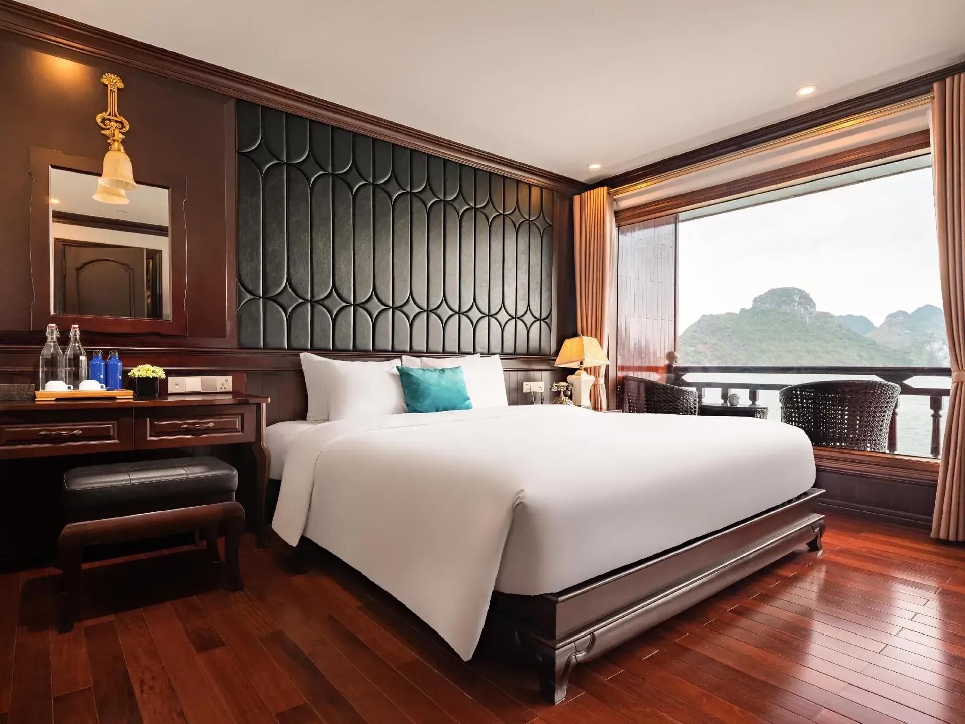 Elegant cabin on Aqua Of The Seas with breathtaking views.