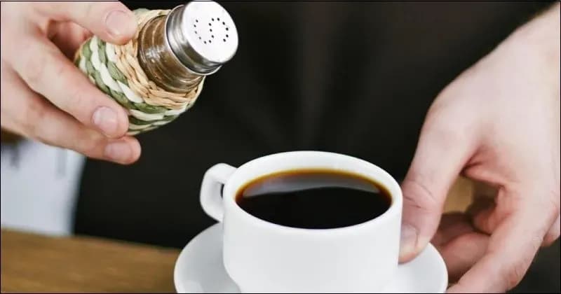 Salt in coffee offers a novel, interesting taste experience.