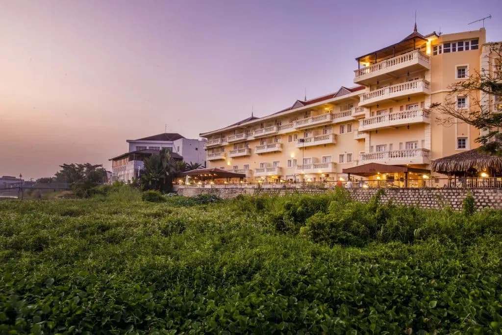 Victoria Chau Doc Hotel shines amidst the lush and serene landscape.