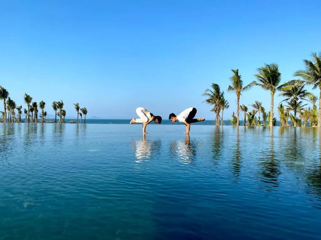 Embrace relaxation and balance amidst stunning views.